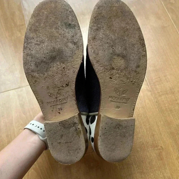 Moskkito Lyssa Dalmatian Print Ankle Booties, Size 39 (US 8-8.5) - Picture 13 of 15